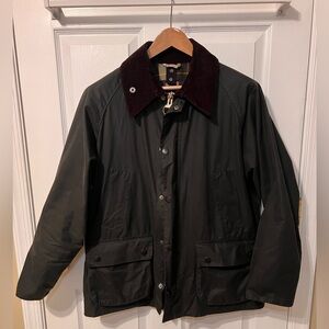 Barbour Bedale Sage Color, Size 40 Made in UK, Great Condition